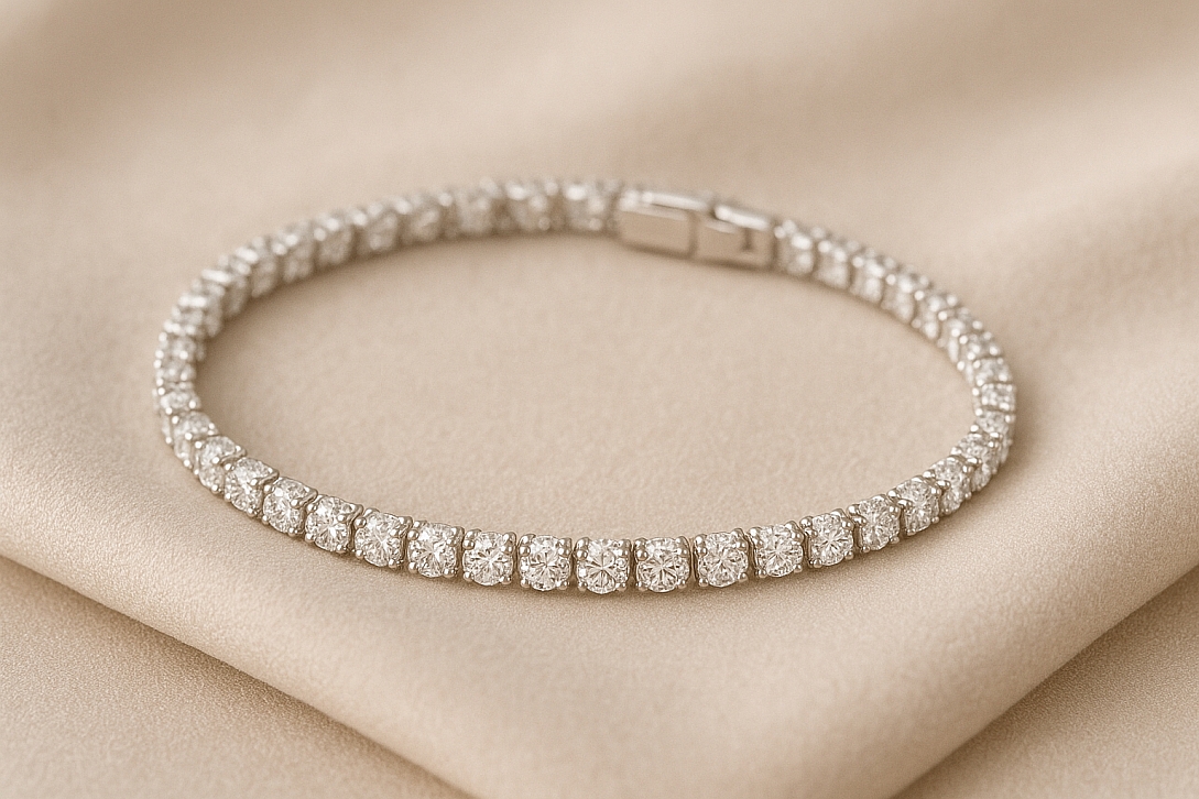 elegant diamond tennis bracelet design
