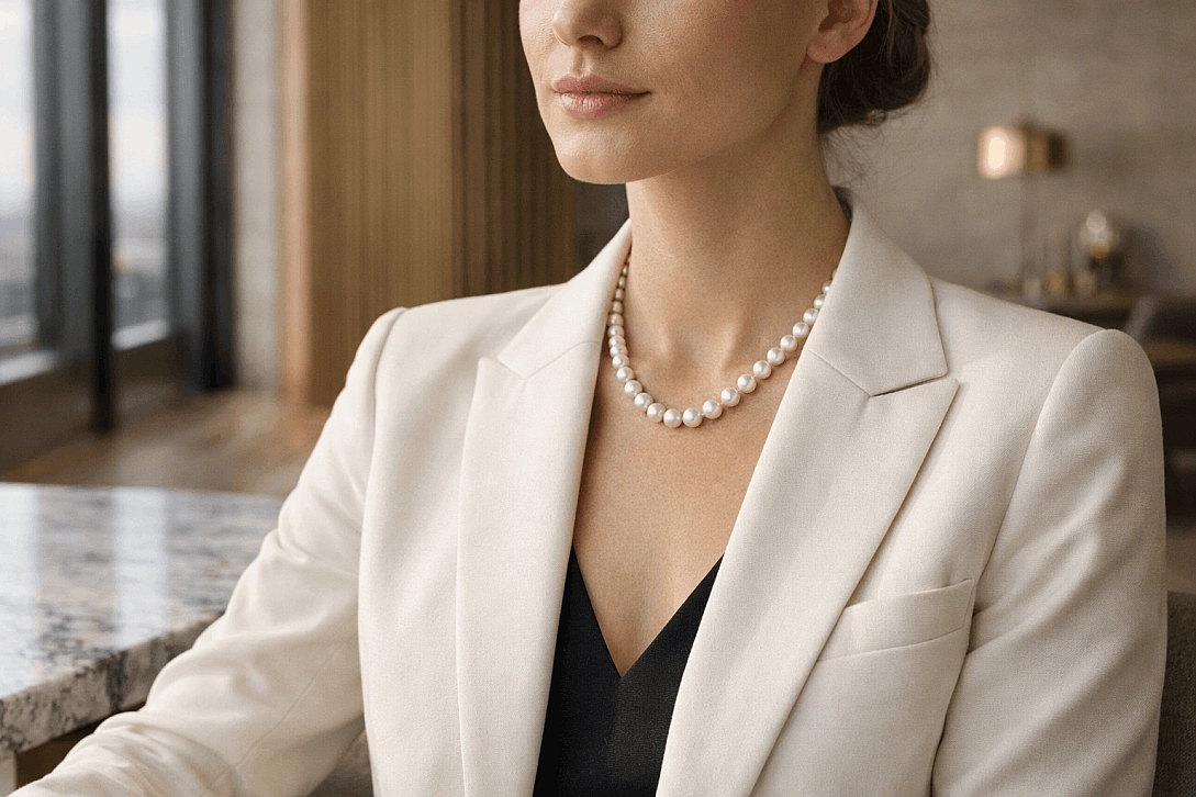 estate pearl strand ivory blazer modern style