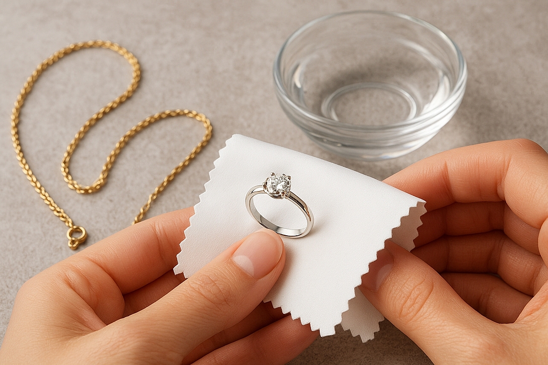 the best way to clean gold jewellery