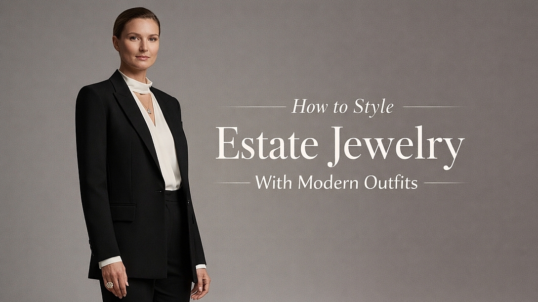 How To Style Estate Jewelry With Modern Outfits How To Style Estate Jewelry With Modern Outfits