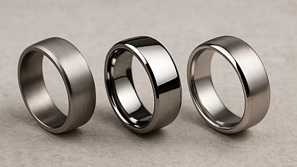 Titanium vs. Tungsten vs. Stainless Steel Men's Wedding Bands